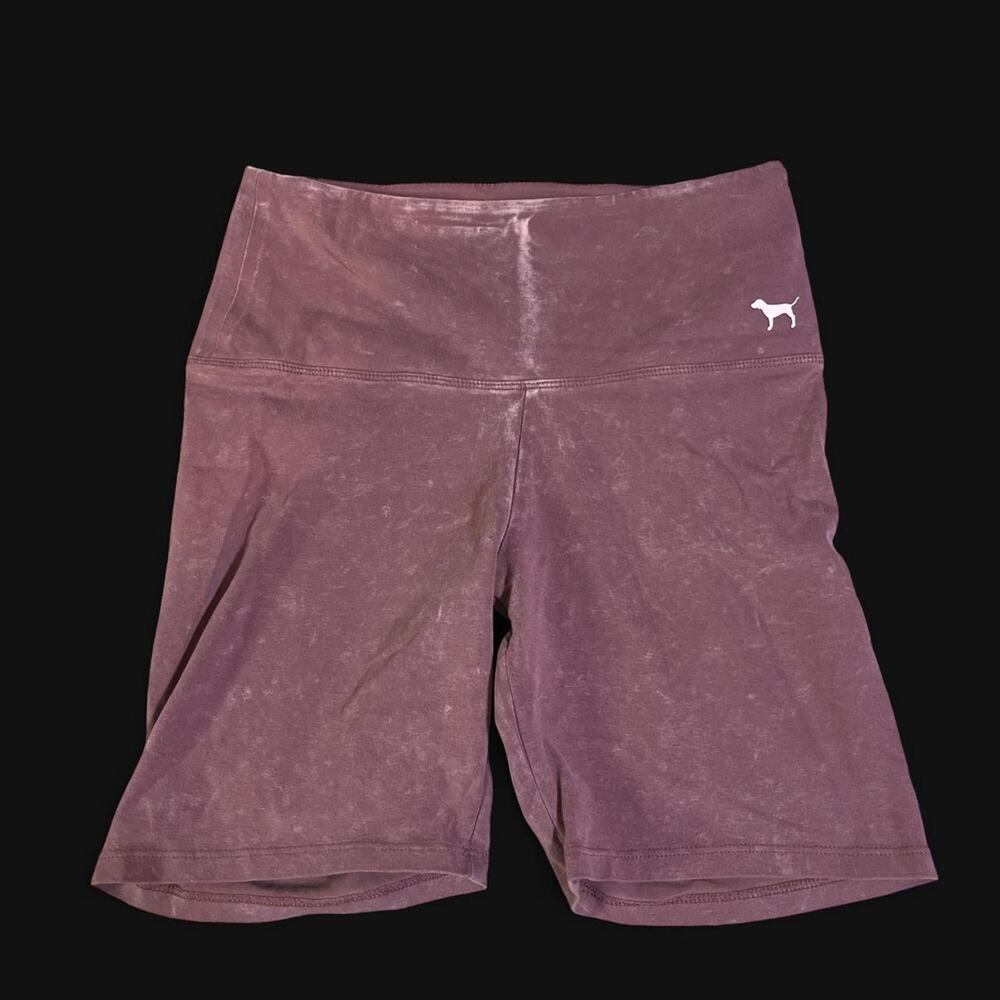 Victoria Secret Purple Pink Spandex Yoga Gym Shorts Size XS